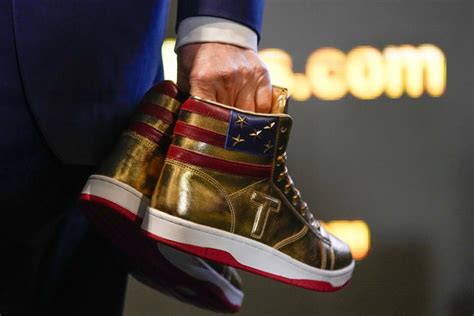 trump gold shoes limited edition